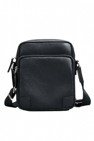 Crossbody-veske I Ekte Skinn For Menn