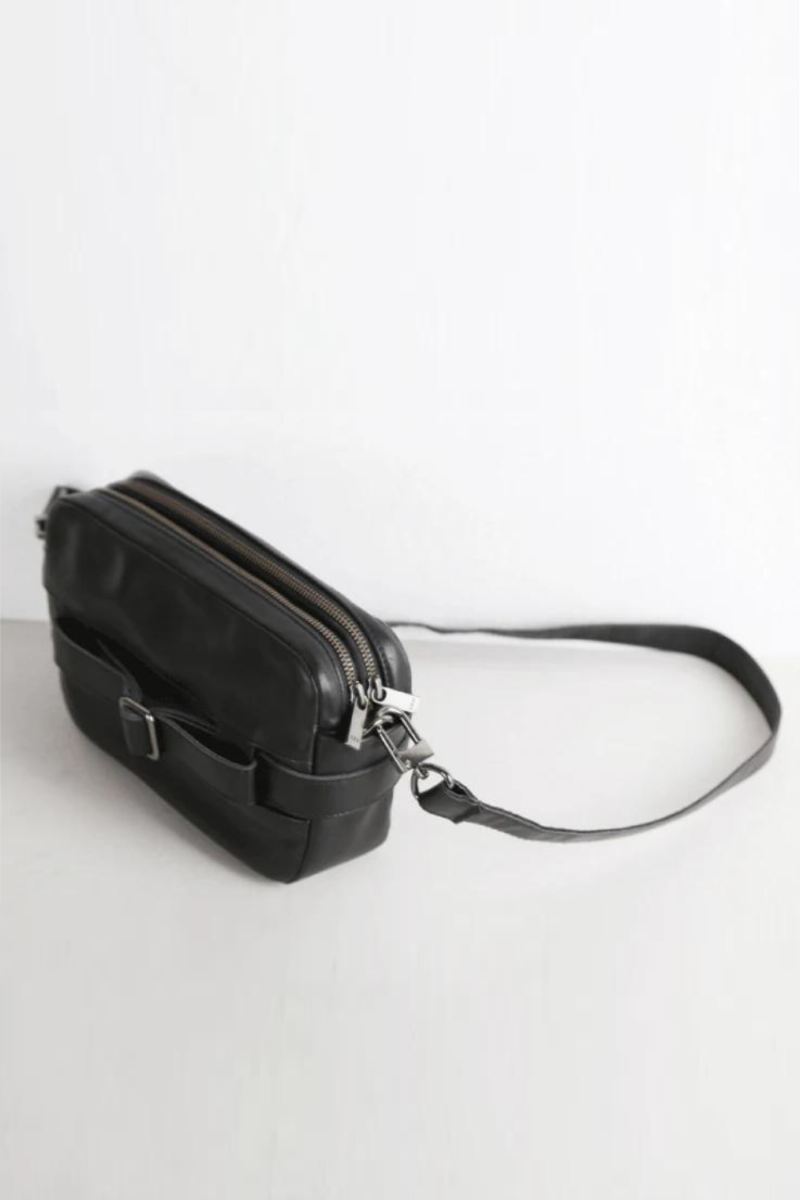 Herrevesker Skinnoverdel Uformell Mannlig Oppbevaring Messenger Skulderveske Small Crossbody Pack Håndvesker