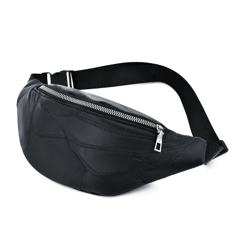 Kvinner Skinnpose Sac Fanny Pack Sac Femme Packs Midjepakke Brystveske - Blå