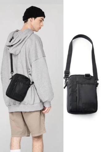 Menn Bag One Shoulder Mini Håndveske Oxford Klut Liten Lett Messenger Bag