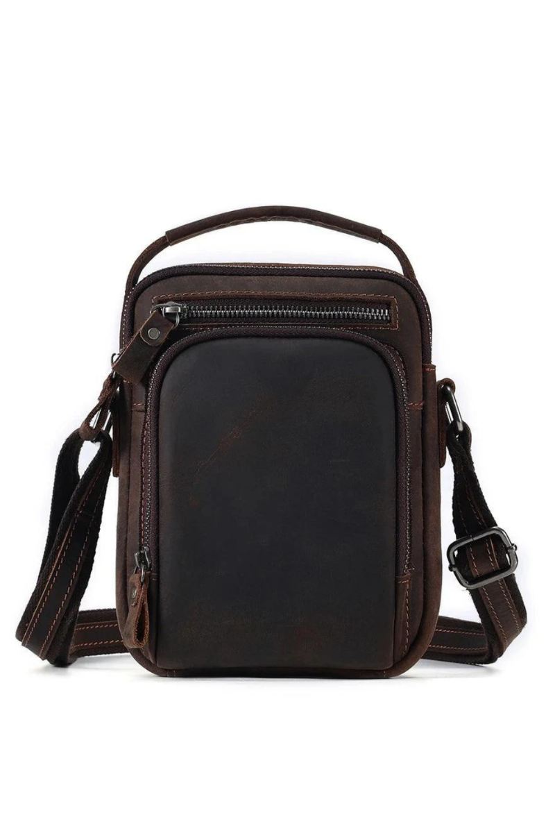 Skinn Small Skuldervesker Male Crossbody Bag