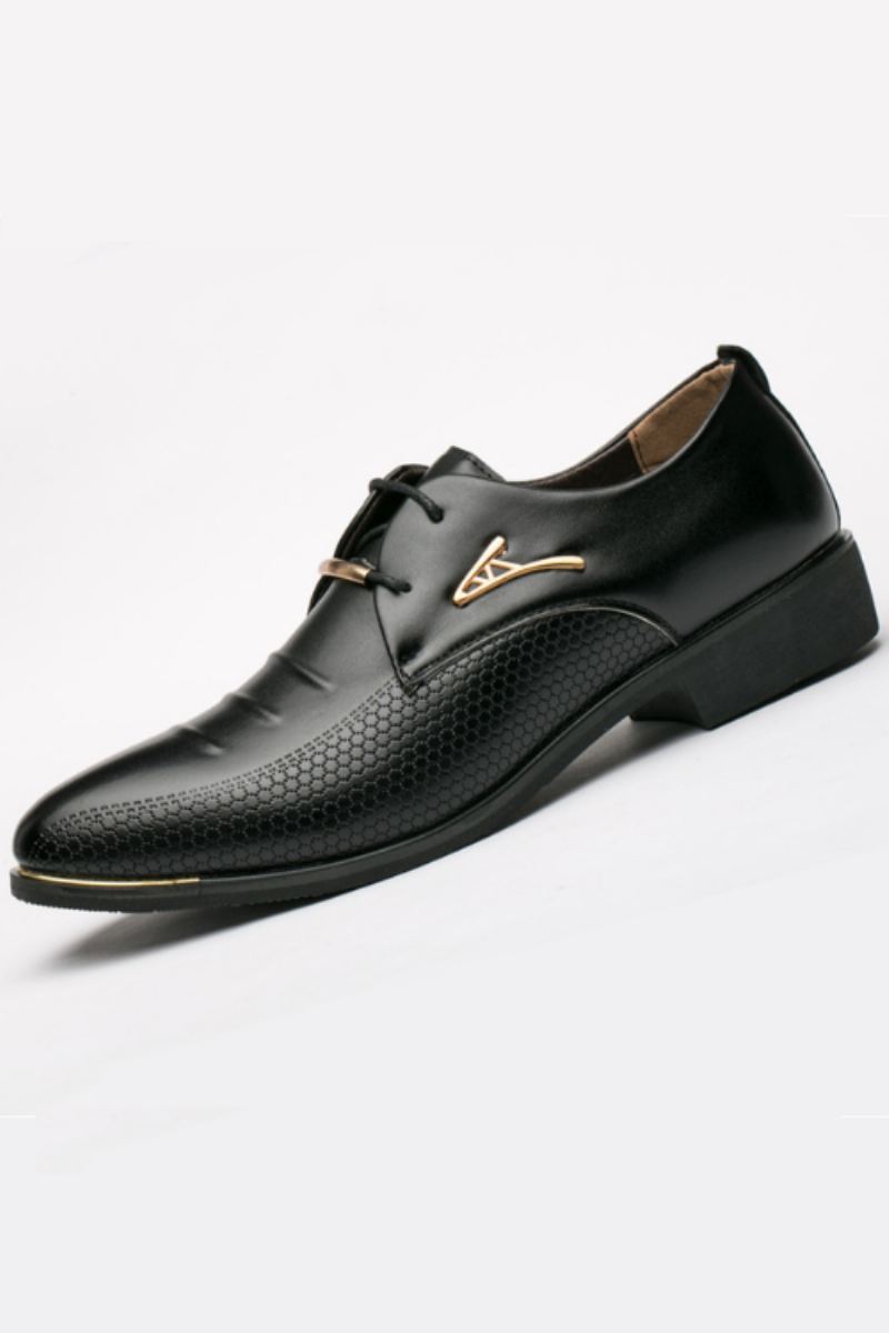 Business Dress Herre Sko Klassisk Lær Drakter Sko Slip On Shoe Oxfords