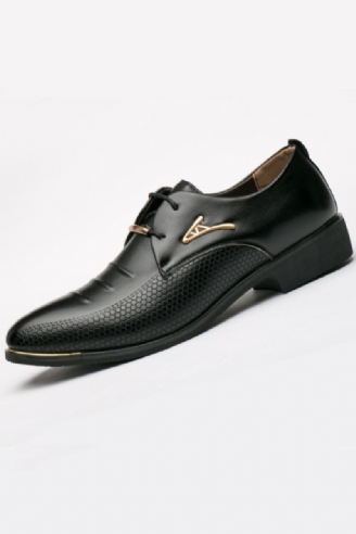 Business Dress Herre Sko Klassisk Lær Drakter Sko Slip On Shoe Oxfords