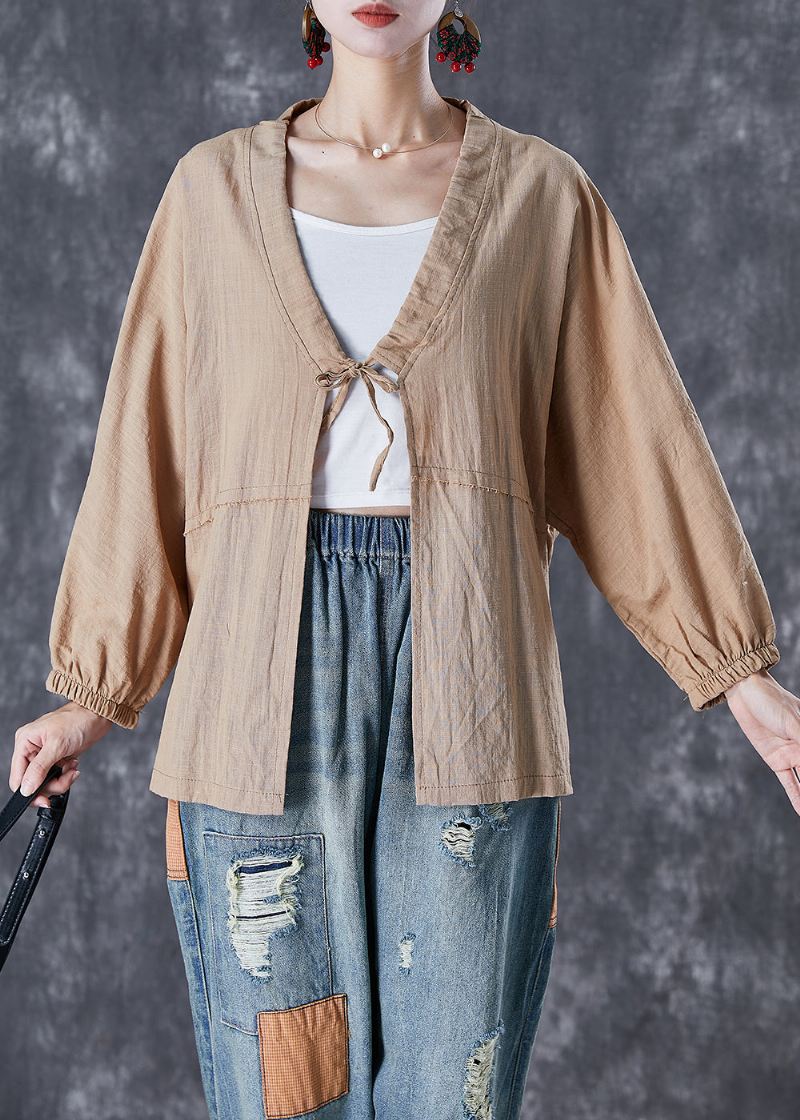 Khaki Lin Cardigan Oversized Blonder Opp Høst - Cardigans for kvinner