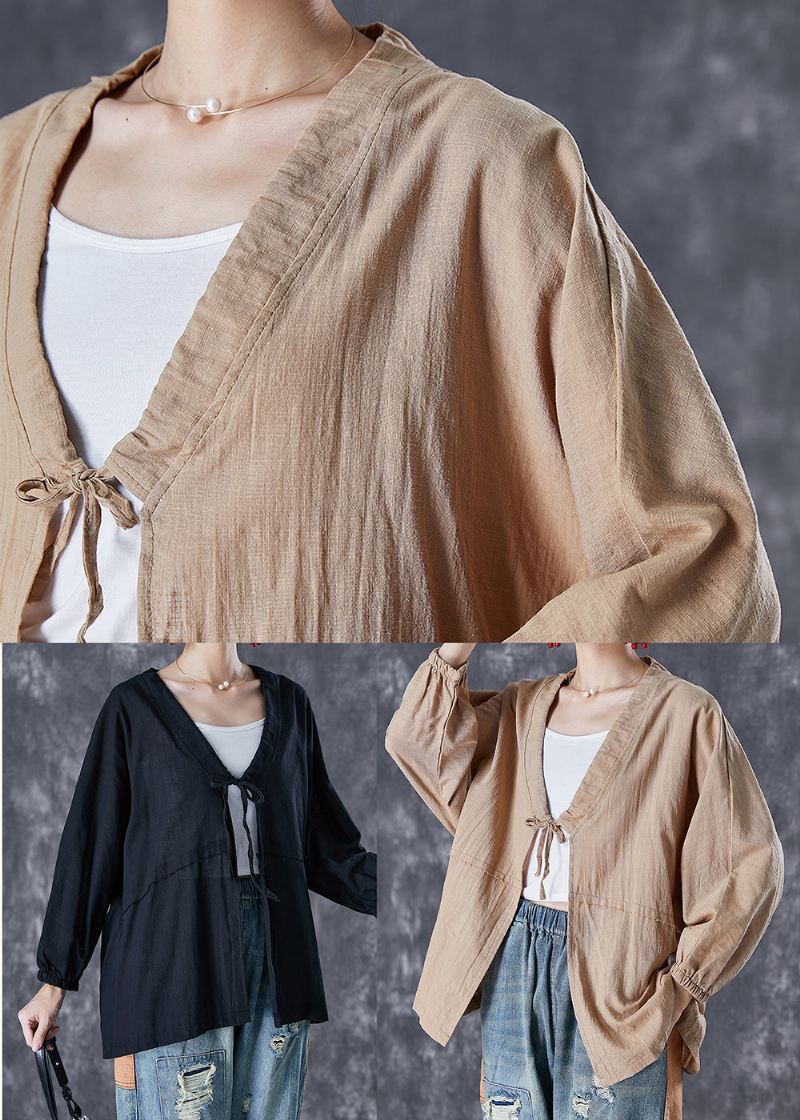 Khaki Lin Cardigan Oversized Blonder Opp Høst - Cardigans for kvinner