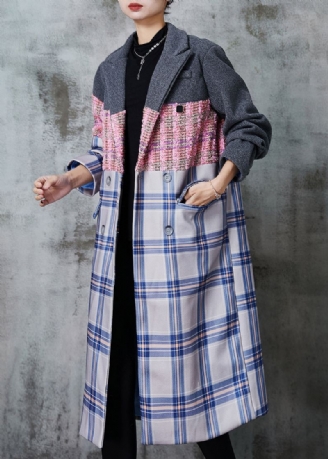 Mote Colorblock Oversized Patchwork Ull Trench Fall