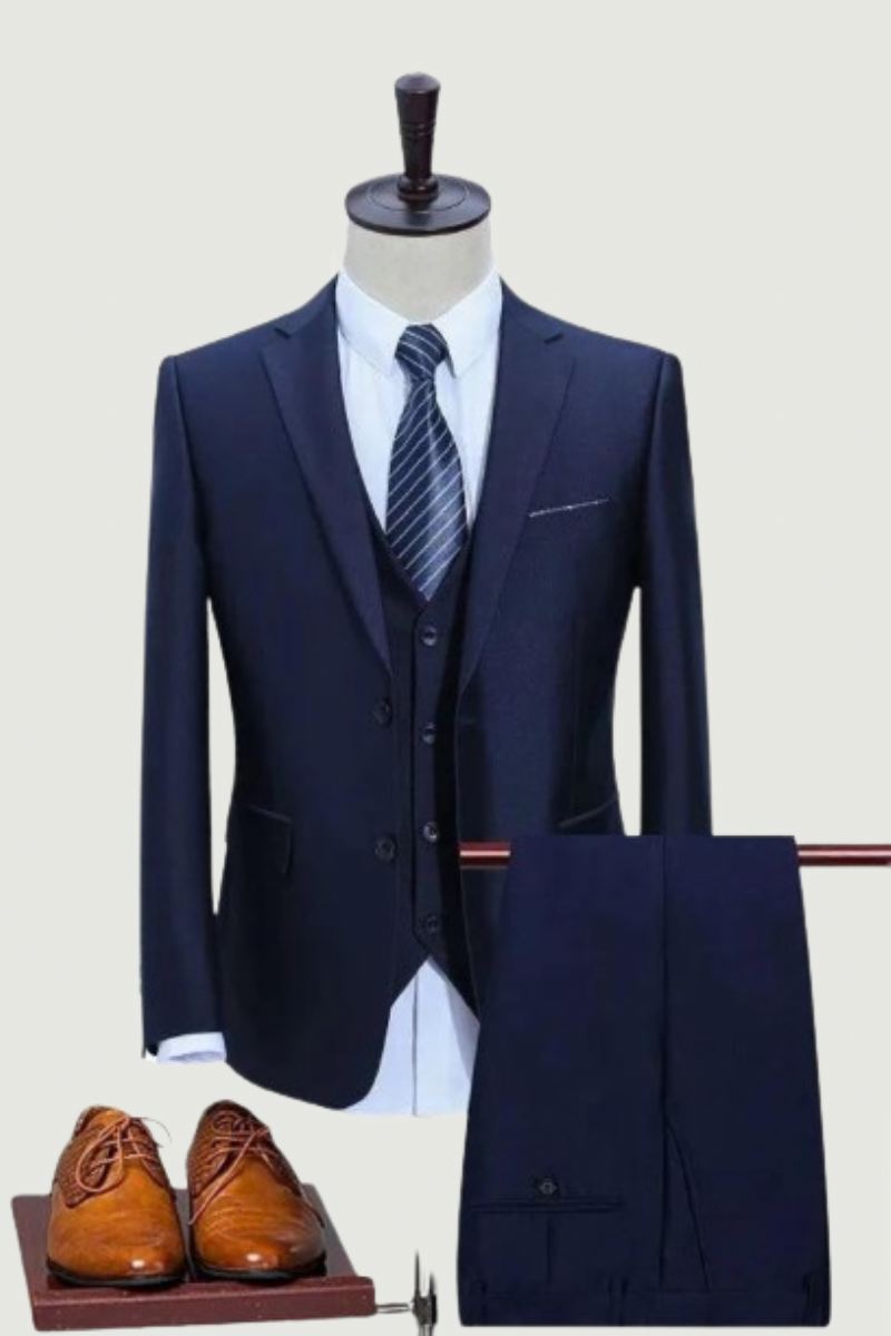 Herredresser Slim Custom Fit Tuxedo Business Dress Wedding Blazer