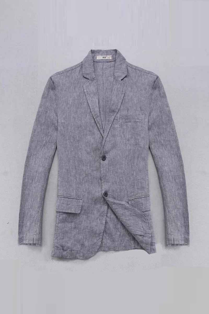 Linjakke Herre Blazer Solid Smart Casual Herrejakker