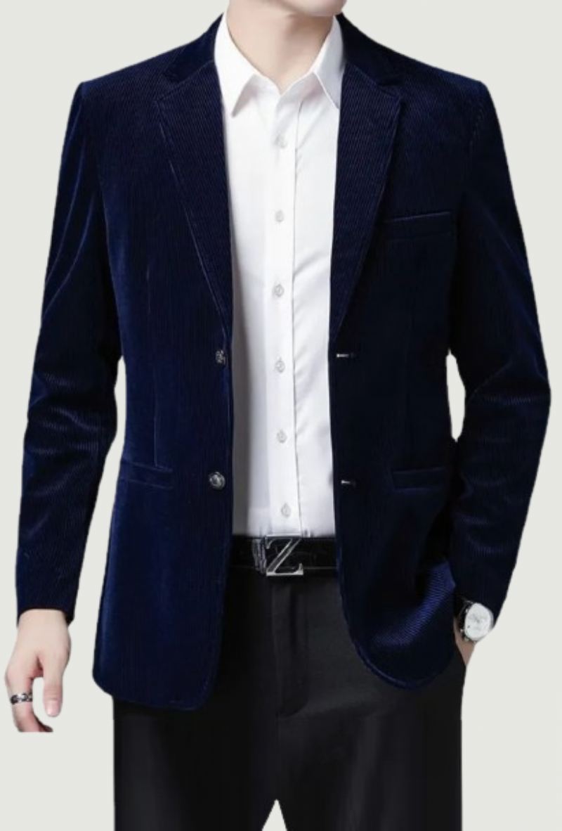 Mannlige Fritidsdressjakker Blazer For Menn Bryllup Slim Fit Outwear Wick Blazere Elegante Kåper