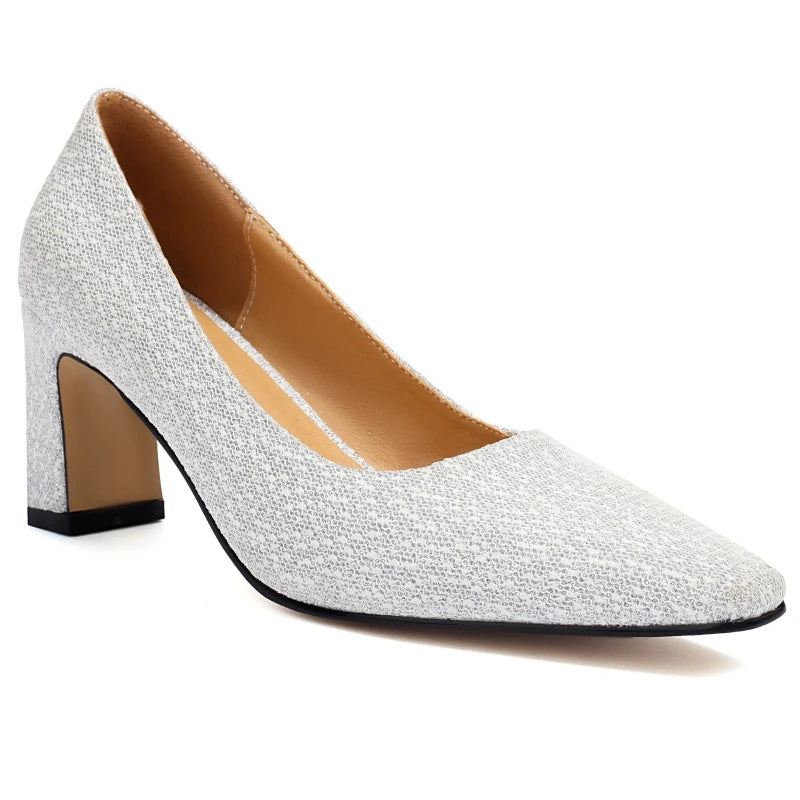 Dame Medium Heels Pumps Elegante Sko - Svart