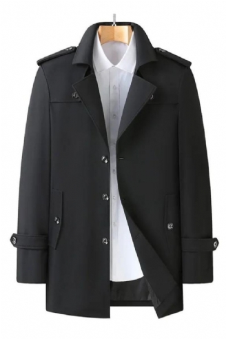 Høst Business Casual Suit Krage Trench Coat