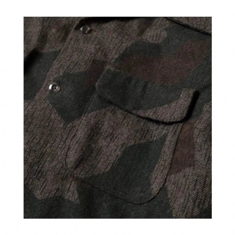 Menn Eksklusiv Høykvalitets Camo Military Casual Jacket Coat - Grønn