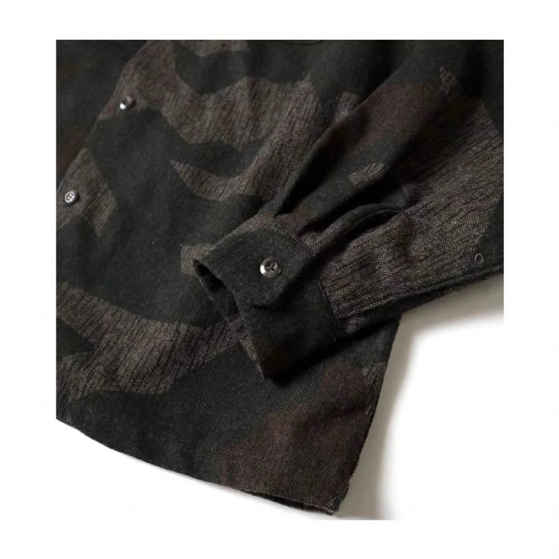 Menn Eksklusiv Høykvalitets Camo Military Casual Jacket Coat - Grønn