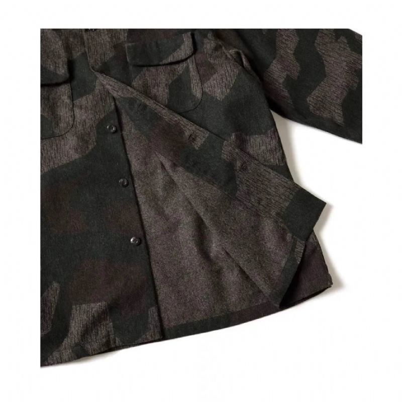 Menn Eksklusiv Høykvalitets Camo Military Casual Jacket Coat - Grønn