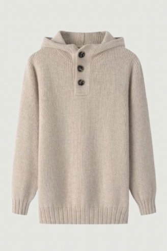 Cashmere Unisex Grovt Garn Dame Gensere Herre Genser