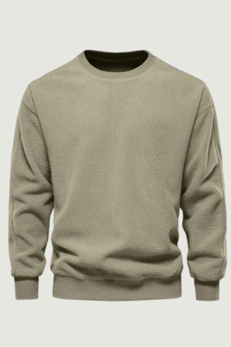 Genser Herre Høst Vinter Stil Uformell Enkel Solid Pullover Topp