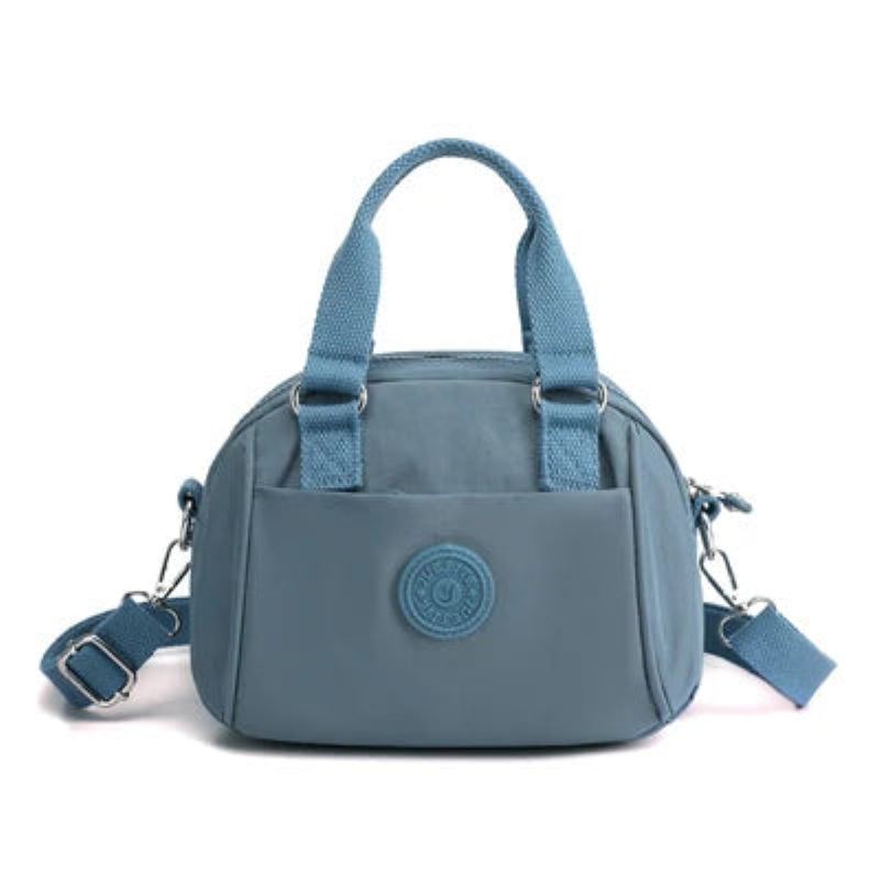 Elegante Lettvekts Nylon Skuldervesker Dame Designer Luxury Mini Håndvesker Kvinne Messenger Crossbody - Mørk Blå