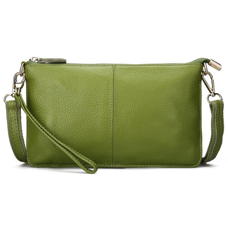 Kvinner Ekte Skinn Day Clutches Godteri Skuldervesker Crossbody Vesker Små Clutch - Svart