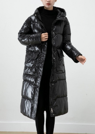 Art Black Hette Andedun Canada Goose Jakke Vinter