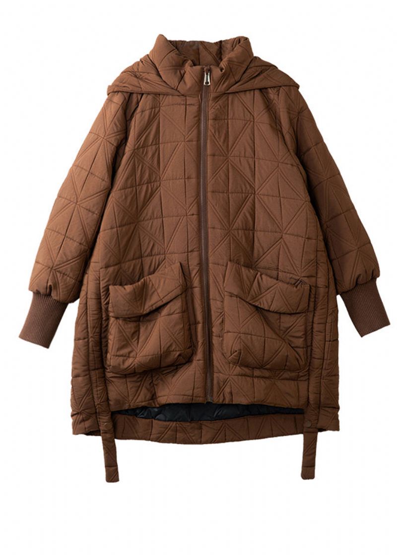 Art Coffee Hettelommer Duck Down Coat Winter - Dunjakker for kvinner