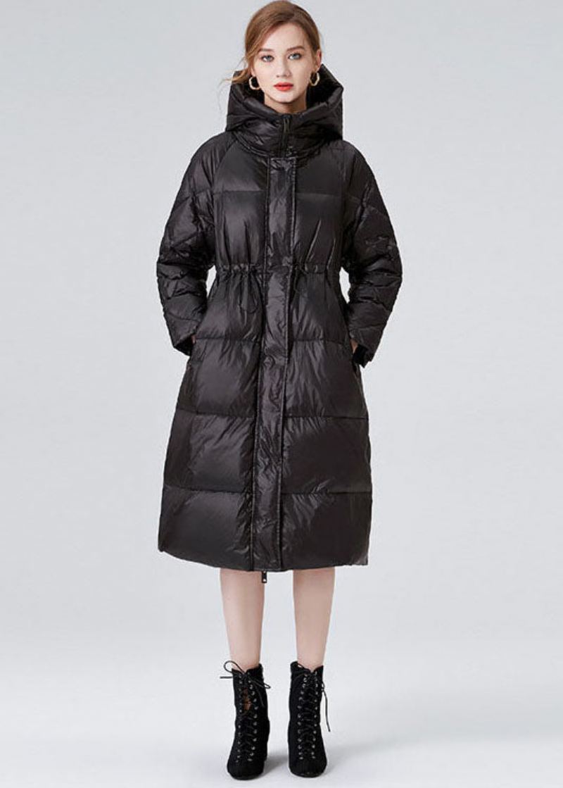 Black Duck Down Cinch Coats In Winter Hette Snøring