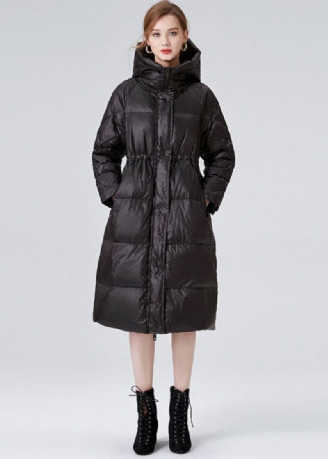 Black Duck Down Cinch Coats In Winter Hette Snøring