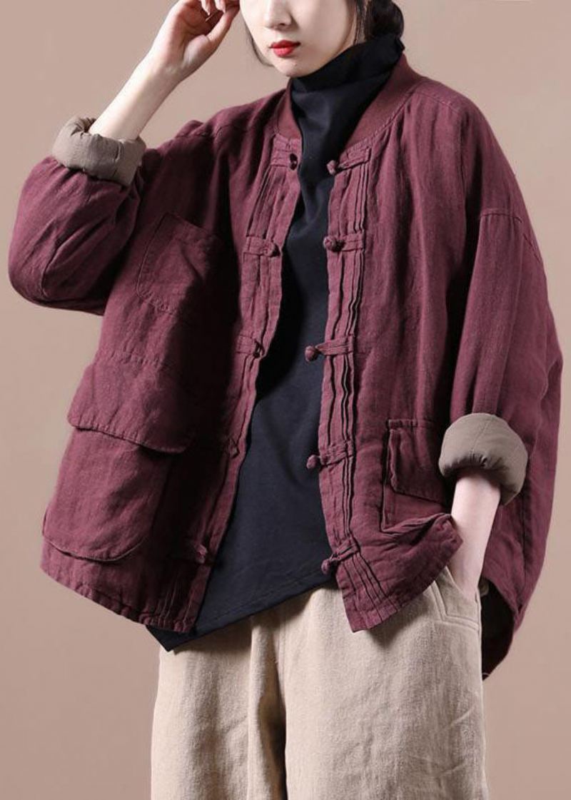 Mulberry Oversized Linen Coat Outwear Vinterparkas