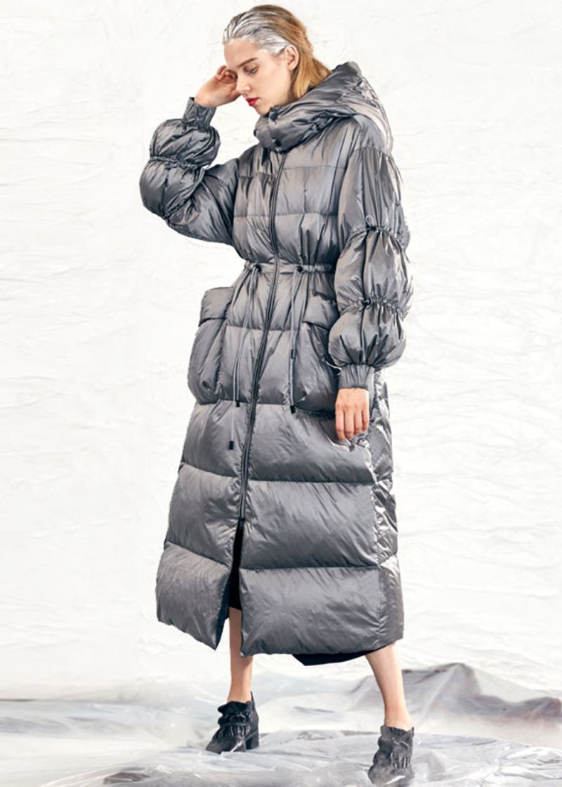 Original Design Caramel Hette Snøring Duck Down Puffer Coat Winter - Dunjakker for kvinner