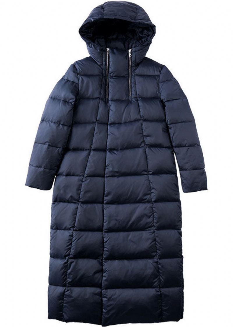 Stil Navy Slim Fit Mote Tykk Vinter Duck Down Coat - Dunjakker for kvinner